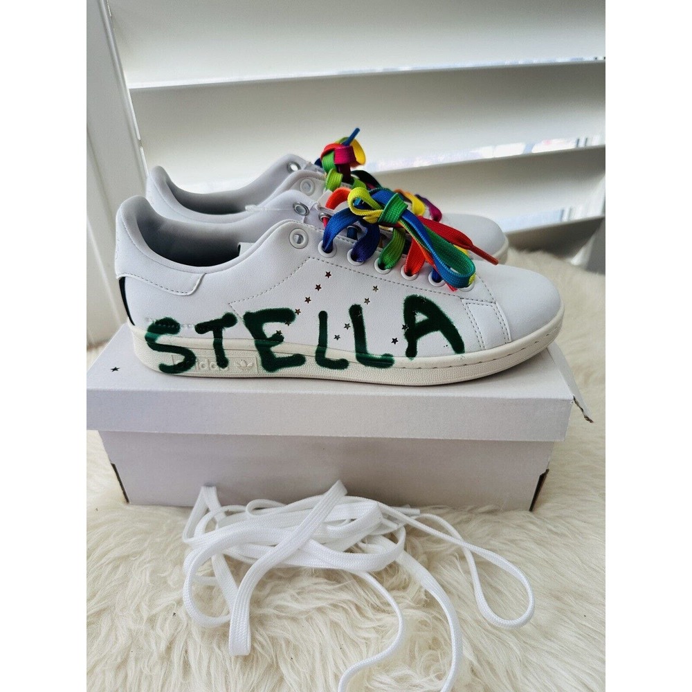 NIB Stella McCartney x Adidas Stan Smith Sneakers Mens US 6.5 Women’s US 8